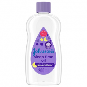 Johnson's Baby Sleep Time Oil 200 mL  Routine Clinically Proven To Help Baby Sleep Better